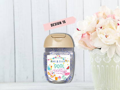 Printed Personalized 30-pc Hand Sanitizer Party Favor Label/Sticker l Other Occasions