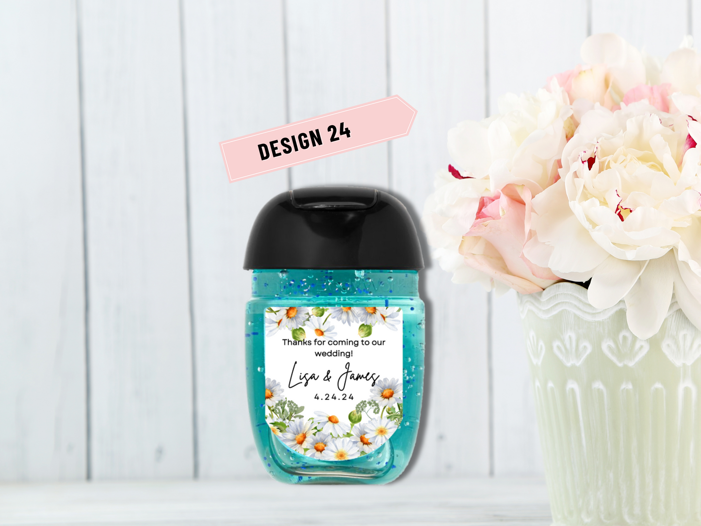 Printed Personalized 30-pc Hand Sanitizer Party Favor Label/Sticker l Other Occasions