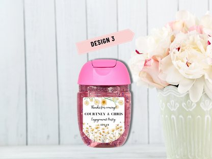 Printed Personalized 30-pc Hand Sanitizer Party Favor Label/Sticker l Other Occasions