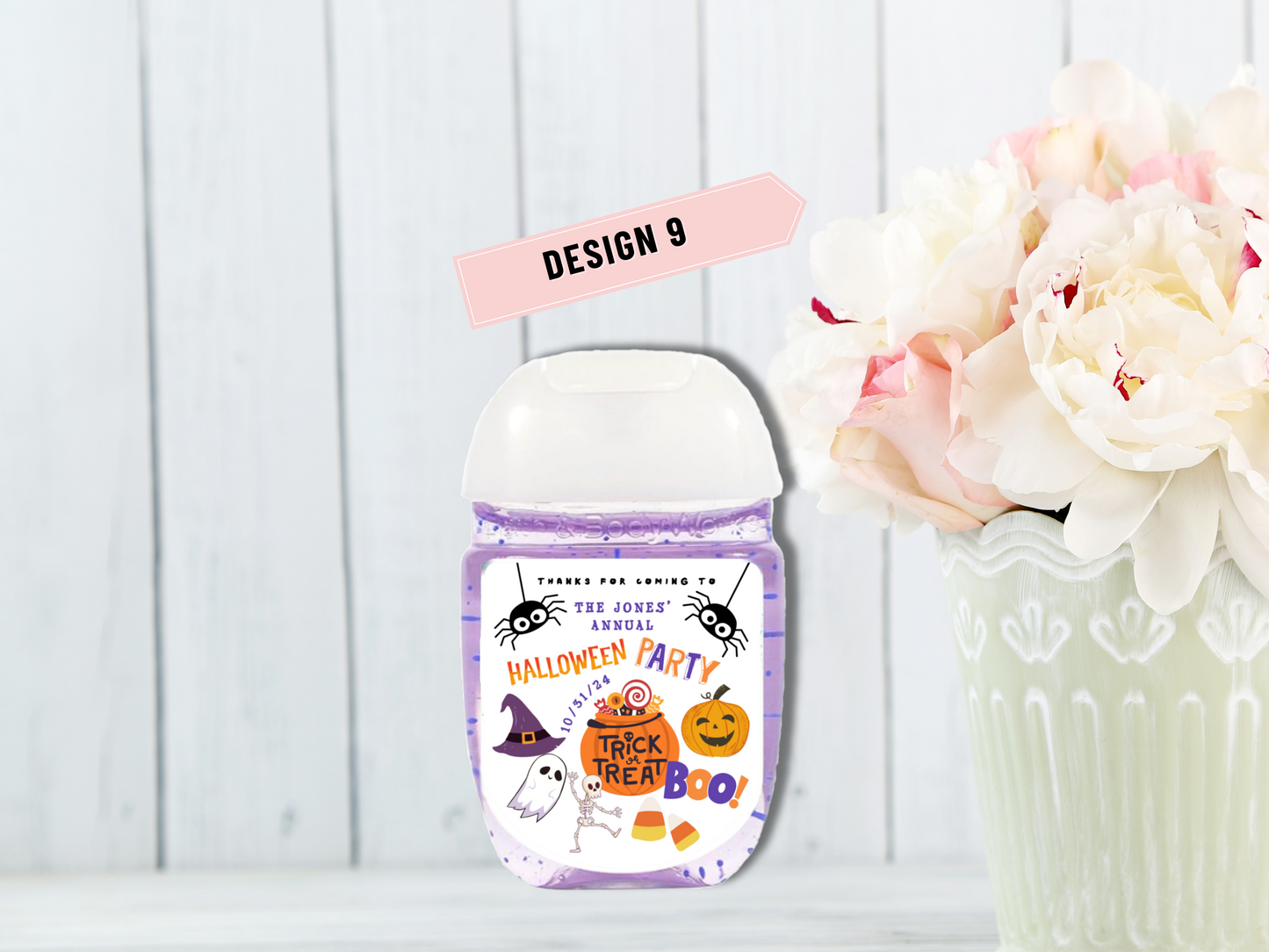 Printed Personalized 30-pc Hand Sanitizer Party Favor Label/Sticker l Other Occasions